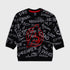 Graffiti Fleece Sweatshirt (Black)
