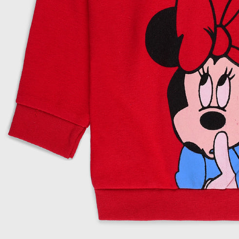 Mango Minnie Mouse Terry Sweatshirt (Red)