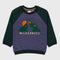 Wilderness Fleece Sweatshirt (Purple-Green)