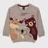 Awesome Friends Fleece Sweatshirt (Light Brown)