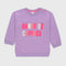 H&M Towel Print Terry Sweatshirt (Purple)