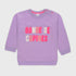 H&M Towel Print Terry Sweatshirt (Purple)