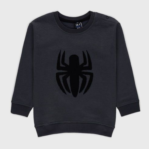 Spider Fleece Sweatshirt (Dark-Grey)