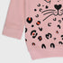 Lion Printed Fleece Sweatshirt (Pink)
