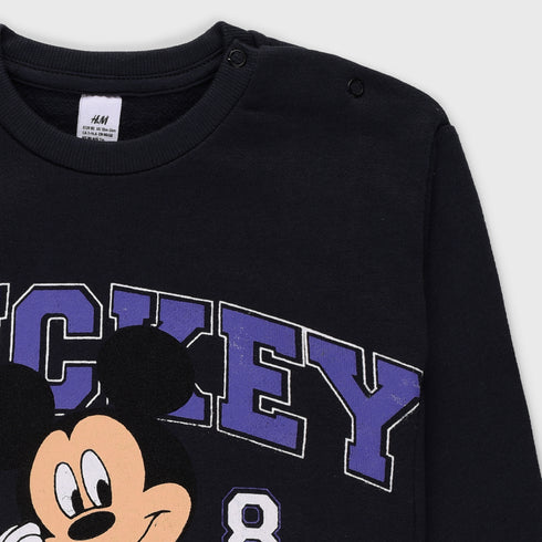 Mickey Terry Sweatshirt (Black)