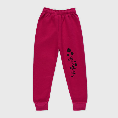 Minnie Mouse Fleece Tracksuit (Shocking Pink)