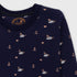 Floral Fleece Tracksuit (Navy)
