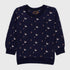 Floral Fleece Tracksuit (Navy)