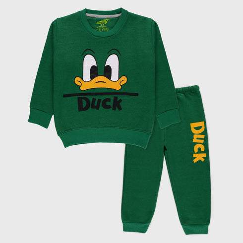 Duck Fleece Tracksuit (Green)
