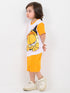 Garfield Glow Cotton Short Set (White & Orange)