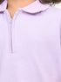 Classic Zip Polo Set (Lilac)