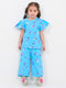 Birdie Bliss Cotton Trouser Set (Feather Blue)