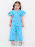 Birdie Bliss Cotton Trouser Set (Feather Blue)