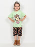 Minnie Bow Babe Cotton Short Set (Mink Green & Black)