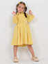 The Graceful Velvet Frock (Yellow)