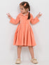 The Graceful Velvet Frock (Orange)
