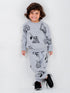 Construction Themed Fleece Suit (Grey)