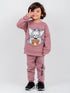 Tom & Jerry Themed Fleece Suit (Mauve)