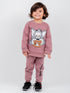 Tom & Jerry Themed Fleece Suit (Mauve)