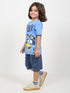 Playtime Bluey Cotton Short Set (Sky Blue & Navy)