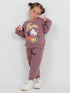Pumpkin Patch Themed Fleece Suit (Mauve)