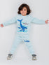 Under The Sea Fleece Suit (Soft Blue)