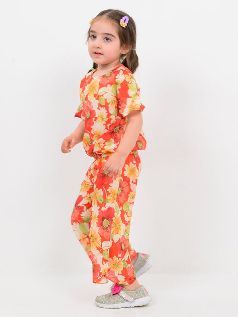 Floral Funburst Lawn 2-Piece Set