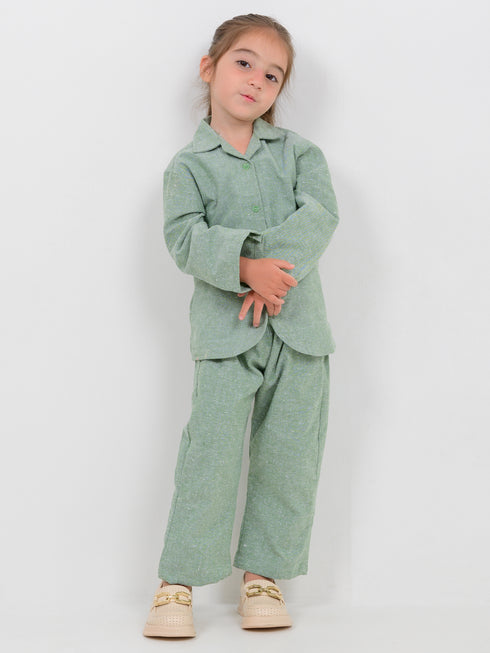 Classic Imported Khaddar Wear 2 Piece Set (Mint Green)