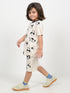 The Panda Party Cotton Short Set (Off-White)