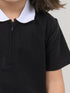 Classic Zip Polo Set (Black)