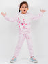 Happy Cat Fleece Suit (Light Pink)