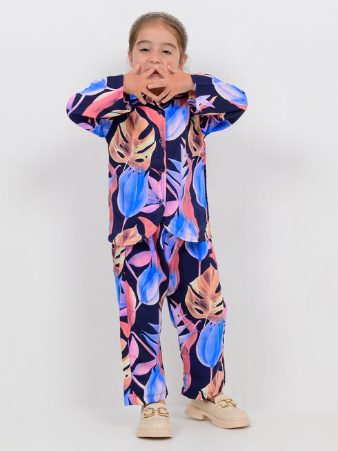 Monstera Dream Imported Wash & Wear 2 Piece Set