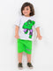 Oversized Hulk Hop Cotton Short Set (Hero Gray)