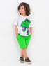 Oversized Hulk Hop Cotton Short Set (Hero Gray)