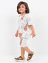 Oversized BunnyBear Dreams Cotton Short Set (Sketch Grey)