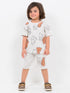 Oversized BunnyBear Dreams Cotton Short Set (Sketch Grey)