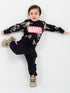 Marvel Heroes Themed Fleece Suit (Black)