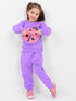 Little Buggy Themed Fleece Suit (Berry Bliss Purple)