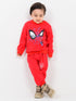 Spider Themed Fleece Suit (Red)