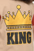 Future King Cotton Short Set (Beige & Brown)