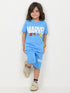 The Marvel Legend Cotton Short Set (Sky Blue)