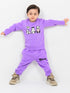 Hello Panda Happy Fleece Suit (Lilac)