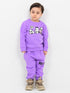 Hello Panda Happy Fleece Suit (Lilac)