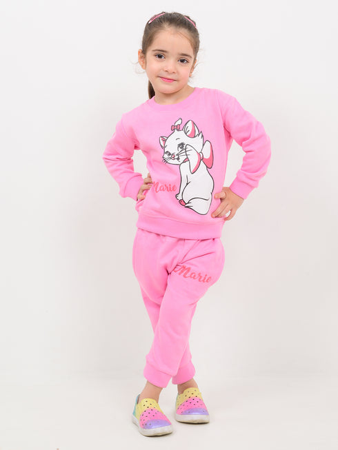 Kitty Princess Fleece Suit (Pink)