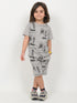 The Bat-Signal Cotton Short Set (Ash Grey)