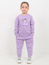 Polka Ballerina Fleece Suit (Lilac)