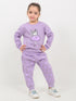 Polka Ballerina Fleece Suit (Lilac)