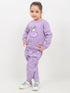 Polka Ballerina Fleece Suit (Lilac)