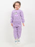 Polka Ballerina Fleece Suit (Lilac)