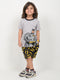 The Batman Themed Cotton Short Set (Grey & Black)